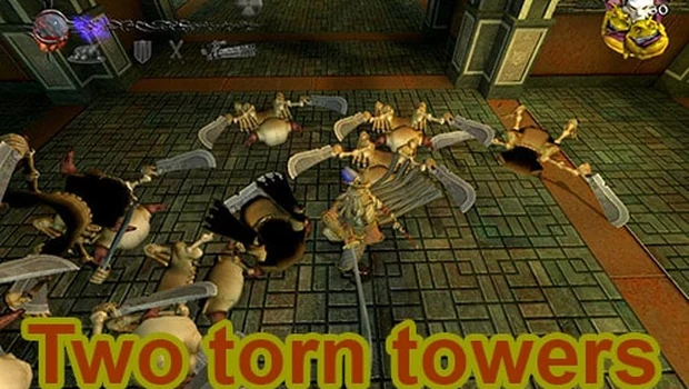 Two torn towers сохранение